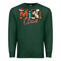 Sports Green Mini Claus Premium Sweatshirt - CowhideDigitalArt
