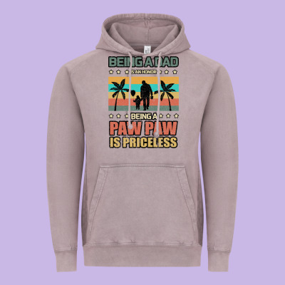 Being A Dad Is An Honor Being A Pawpaw Is Priceless Vintage Hoodie Designed By Bettercallsaul