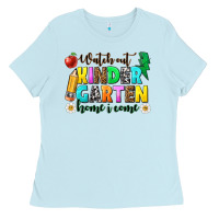 Baby Blue watch kindergarten home is come Ladies Tee - NancyCooperArtShop