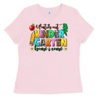 Bubblegum Pink watch kindergarten home is come Ladies Tee - NancyCooperArtShop