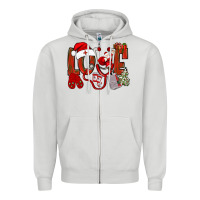 Dove Grey christmas love nurse bbs Zipper Hoodie - BundleAndBundleShop