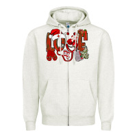 Oatmeal Heather christmas love nurse bbs Zipper Hoodie - BundleAndBundleShop