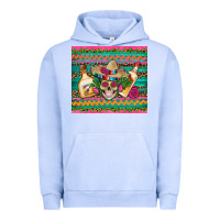 Pigment Grape Ice mexican tequila skull roses cactus sombrero Urban Hoodie - Artiststas