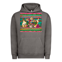 Pigment Tornado mexican tequila skull roses cactus sombrero Urban Hoodie - Artiststas