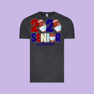 Quarantined Senior 2020 American Football Vintage Tee Designed By Bettercallsaul