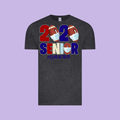 Quarantined Senior 2020 American Football Vintage Tee Designed By Bettercallsaul