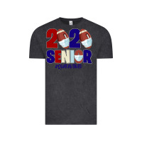Vintage Black Quarantined Senior 2020 American Football Vintage Tee - Bettercallsaul