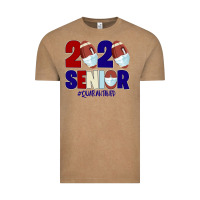 Vintage Coffee Quarantined Senior 2020 American Football Vintage Tee - Bettercallsaul