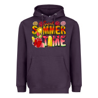 Plum Sweet Summer Time Heavyweight Hoodie - CowhideDigitalArt