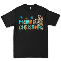 Black western merry christmas Premium Tee - MaliasSmallBusiness