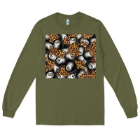 Army Green pool with leopard tumbler tbs Long Sleeve Tee - TumblerDesignByShophia