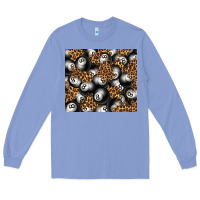 Colony Blue pool with leopard tumbler tbs Long Sleeve Tee - TumblerDesignByShophia