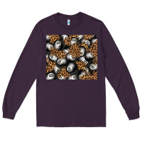 Plum pool with leopard tumbler tbs Long Sleeve Tee - TumblerDesignByShophia