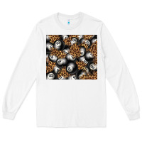White pool with leopard tumbler tbs Long Sleeve Tee - TumblerDesignByShophia