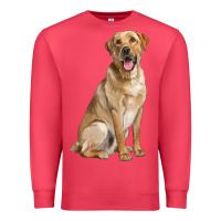 Cardinal Labrador Retriever llustrations Premium Sweatshirt - LillyAllenDesigns