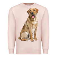 Pale Pink Labrador Retriever llustrations Premium Sweatshirt - LillyAllenDesigns