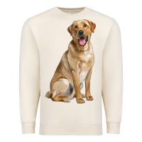 Sandshell Labrador Retriever llustrations Premium Sweatshirt - LillyAllenDesigns