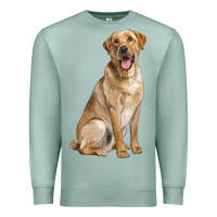 Seafoam Labrador Retriever llustrations Premium Sweatshirt - LillyAllenDesigns
