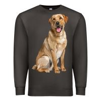 Smoke Labrador Retriever llustrations Premium Sweatshirt - LillyAllenDesigns