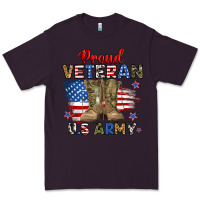 Plum proud veteran u.s army Premium Tee - RanaPortraitStore