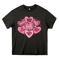 Asphalt valentines conversation hearts Heavy Core Tee - MaliasSmallBusiness