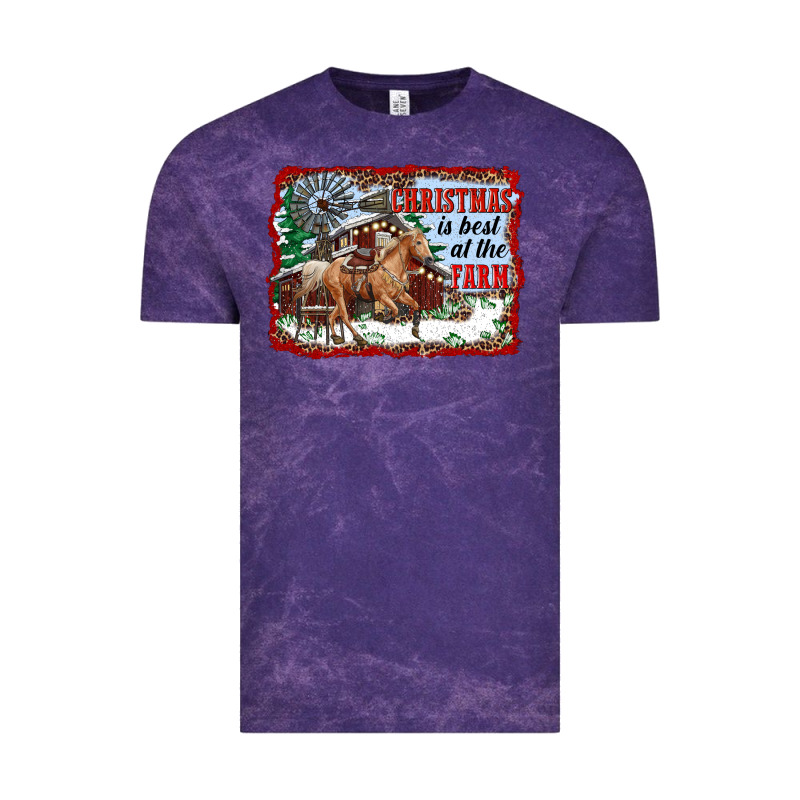 Christmas Is Best At The Farm Vintage Tee by RanaPortraitStore | Teevron