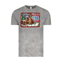 Cloud Rock christmas is best at the farm Vintage Tee - RanaPortraitStore