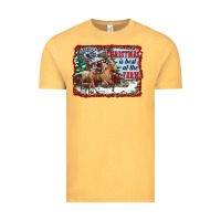 Vintage Mustard christmas is best at the farm Vintage Tee - RanaPortraitStore