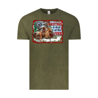 Vintage Olive christmas is best at the farm Vintage Tee - RanaPortraitStore