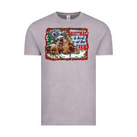 Vintage Zinc christmas is best at the farm Vintage Tee - RanaPortraitStore