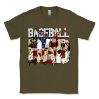Army Green Baseball American Dad Classic Tee - Bettercallsaul