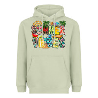 Matcha Summer Vibes Heavyweight Hoodie - CowhideDigitalArt