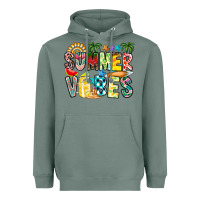 Sage Summer Vibes Heavyweight Hoodie - CowhideDigitalArt