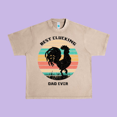 Best Clucking Dad Ever Urban Heavy Tee Designed By Bettercallsaul