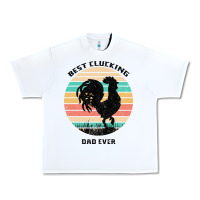 White Best Clucking Dad Ever Urban Heavy Tee - Bettercallsaul