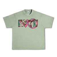 Oil Green faith Urban Heavy Tee - JahusDesignShop