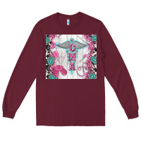 Burgundy cma Long Sleeve Tee - TumblerDesignByShophia