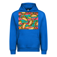 Mexican Taco Paper Glitter Leopard Wooden Urban Hoodie | Teevron