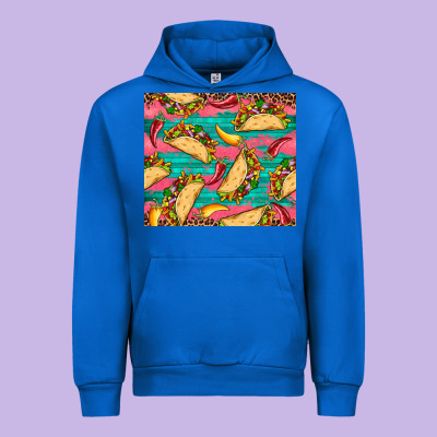 Mexican Taco Paper Glitter Leopard Wooden Urban Hoodie Designed By Artiststas