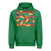 Emerald mexican taco paper glitter leopard wooden Urban Hoodie - Artiststas