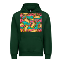 Forest Green mexican taco paper glitter leopard wooden Urban Hoodie - Artiststas