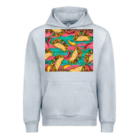 Heather Grey mexican taco paper glitter leopard wooden Urban Hoodie - Artiststas