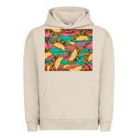 Pigment French Oak mexican taco paper glitter leopard wooden Urban Hoodie - Artiststas