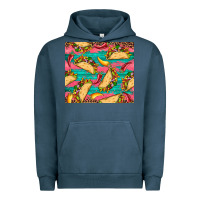 Pigment Midnight Navy mexican taco paper glitter leopard wooden Urban Hoodie - Artiststas