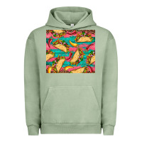 Pigment Oil Green mexican taco paper glitter leopard wooden Urban Hoodie - Artiststas
