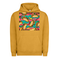 Pigment Peanut Butter mexican taco paper glitter leopard wooden Urban Hoodie - Artiststas