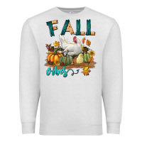 Oatmeal Heather Fall Vibes Chicken Premium Sweatshirt - LillyAllenDesigns