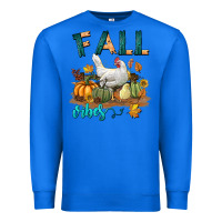 True Royal Fall Vibes Chicken Premium Sweatshirt - LillyAllenDesigns