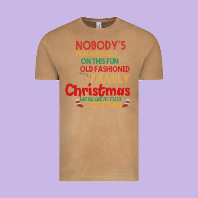 Nobody's Walking Out Old Fashioned Family Vintage Tee Designed By Bettercallsaul