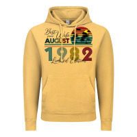 Vintage Mustard Best Wife Since August 1982 Limited Edition Vintage Hoodie - Bettercallsaul